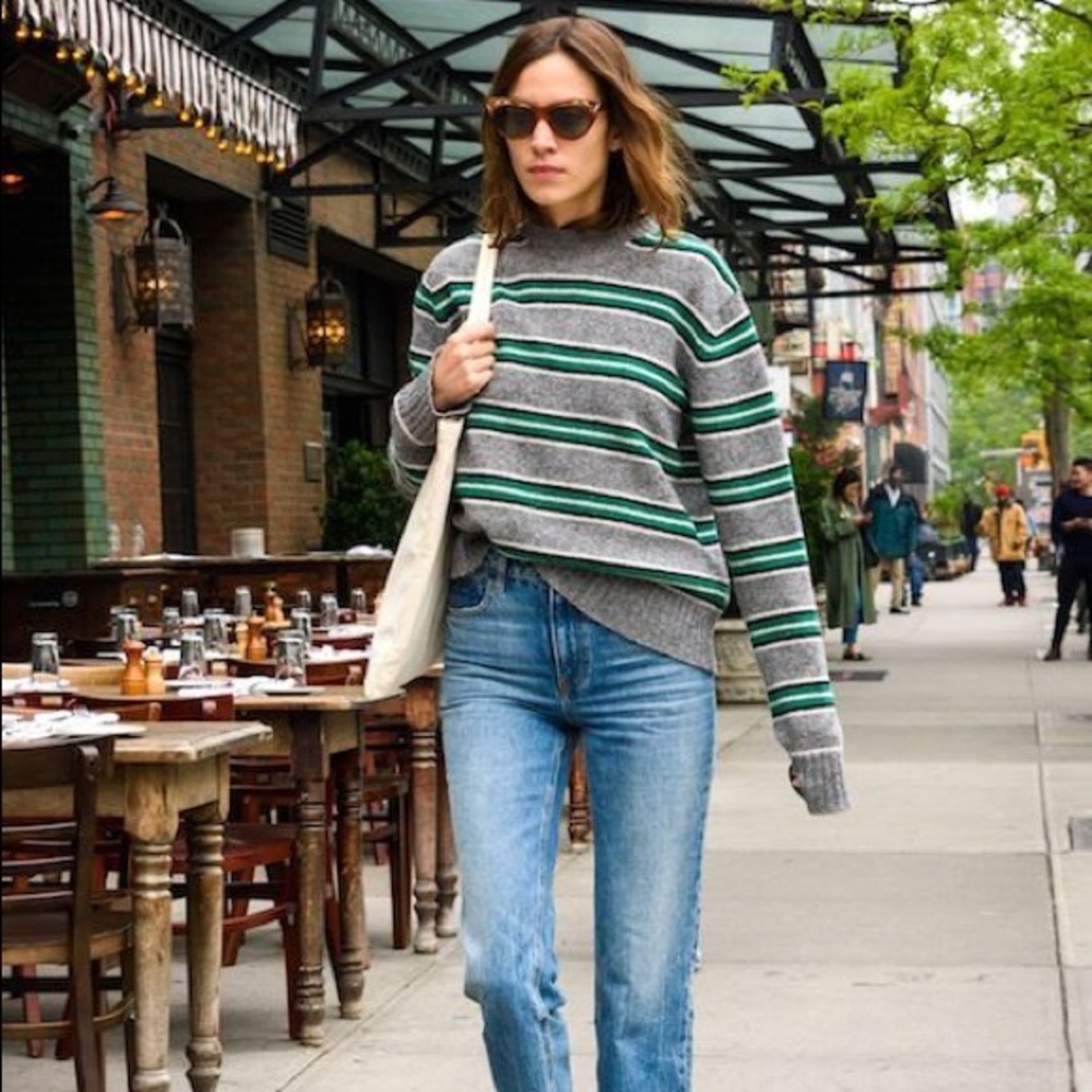 Striped Sweater - Alexa Chung vibes
